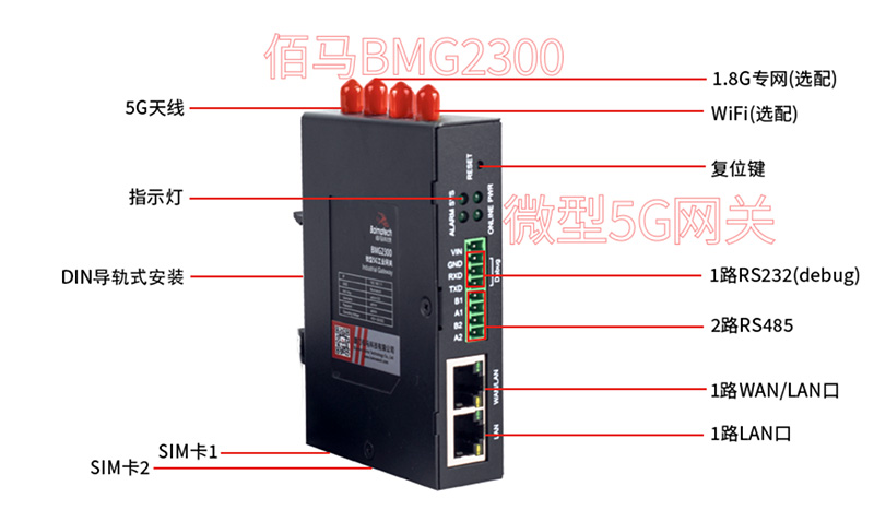 基于微型5G网关的石化厂区巡检机器人应用